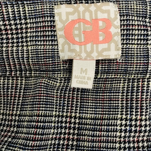 GB Plaid M Skirt Mini Buttons Schoolgirl Dark Academia Sexy. - Picture 5 of 5